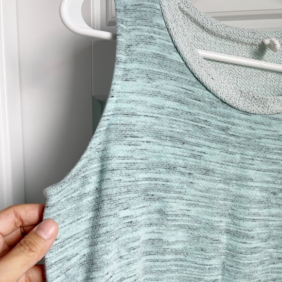 PINKBLUSH LIGHT BLUE TERRY CLOTH MATERNITY DRESS - Picture 3 of 8